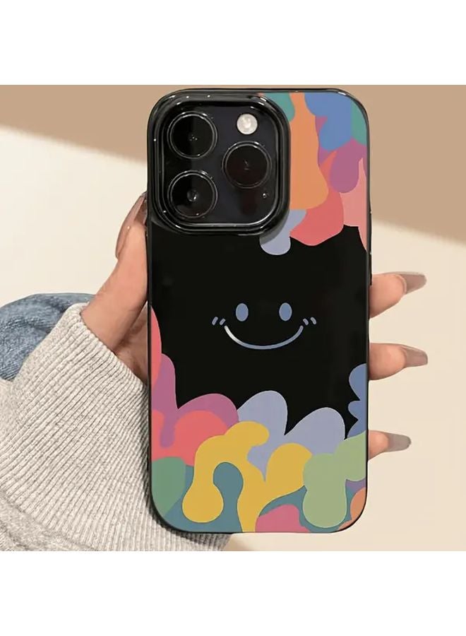 Black Jelly Phone Case Anti Fall Glossy Cover For iPhone 16 Pro Max 15 14 13 12 11 - Image 4